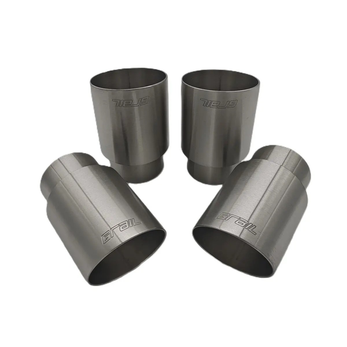 Grail Endrohrset Edelstahl 4 Stück